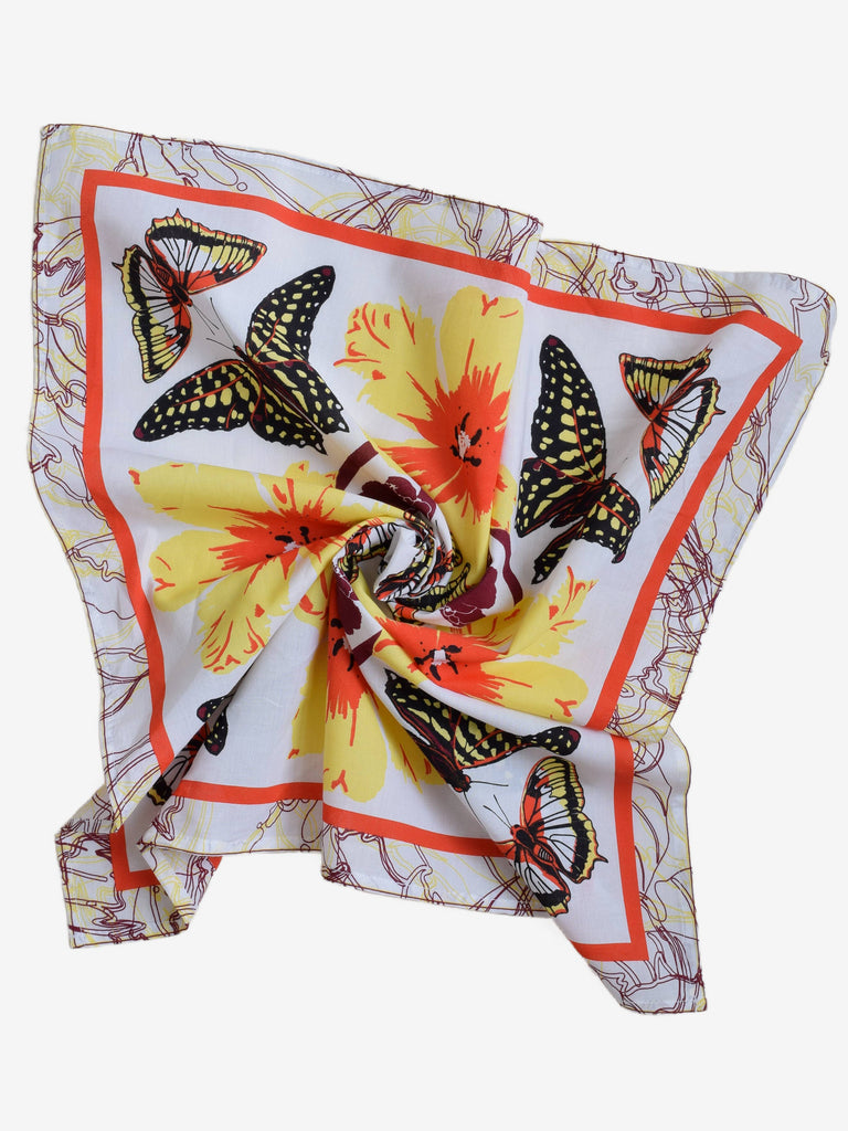 Hearth and Harrow - Butterfly Bandana - Yellow-Hearth and Harrow-treehaus