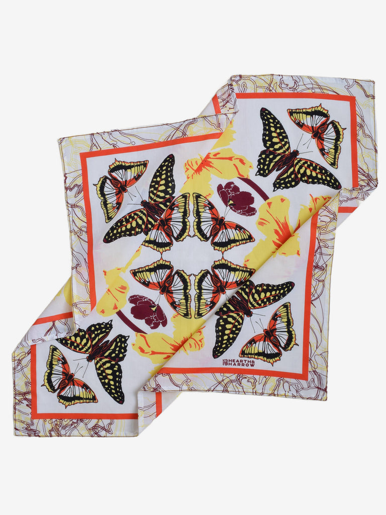 Hearth and Harrow - Butterfly Bandana - Yellow-Hearth and Harrow-treehaus