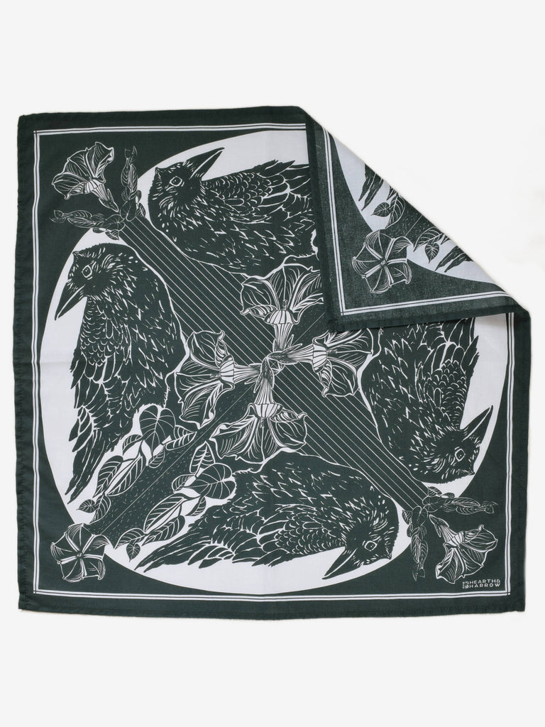 Hearth and Harrow - Crow Bandana-Hearth and Harrow-treehaus