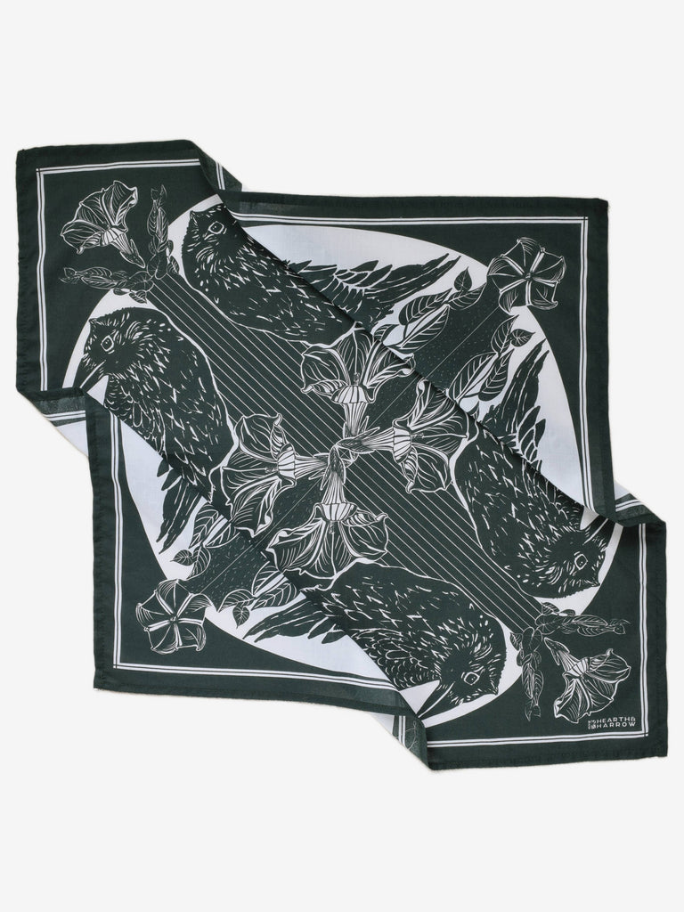 Hearth and Harrow - Crow Bandana-Hearth and Harrow-treehaus