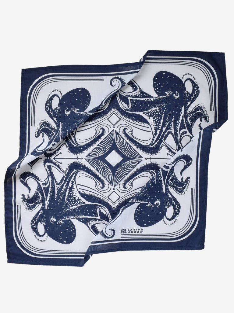 Hearth and Harrow - Octopus Bandana-Hearth and Harrow-treehaus