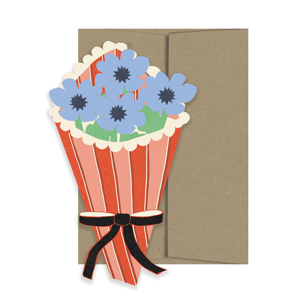 Isatopia - Flower Bouquet - Die Cut Card-Isatopia-treehaus