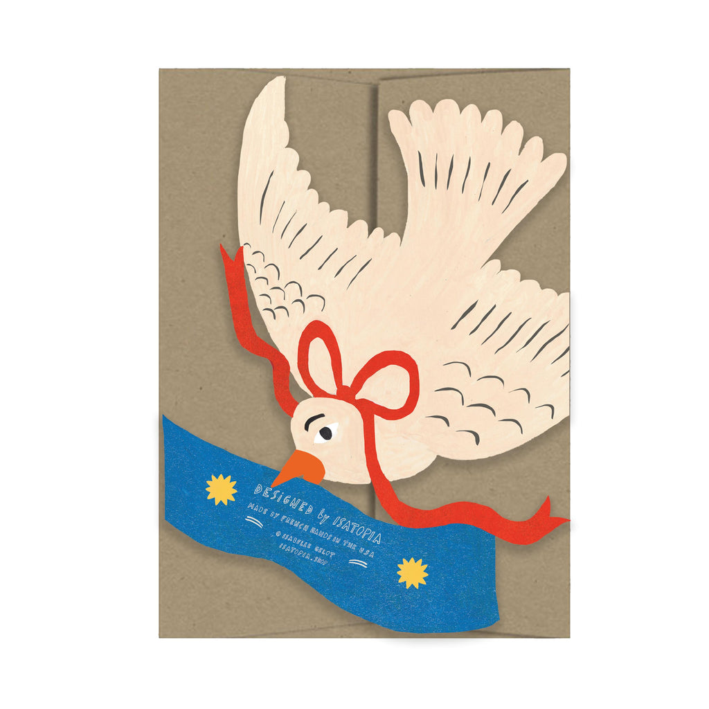 Isatopia - Happy Birthday Bird - Die Cut Card-Isatopia-treehaus