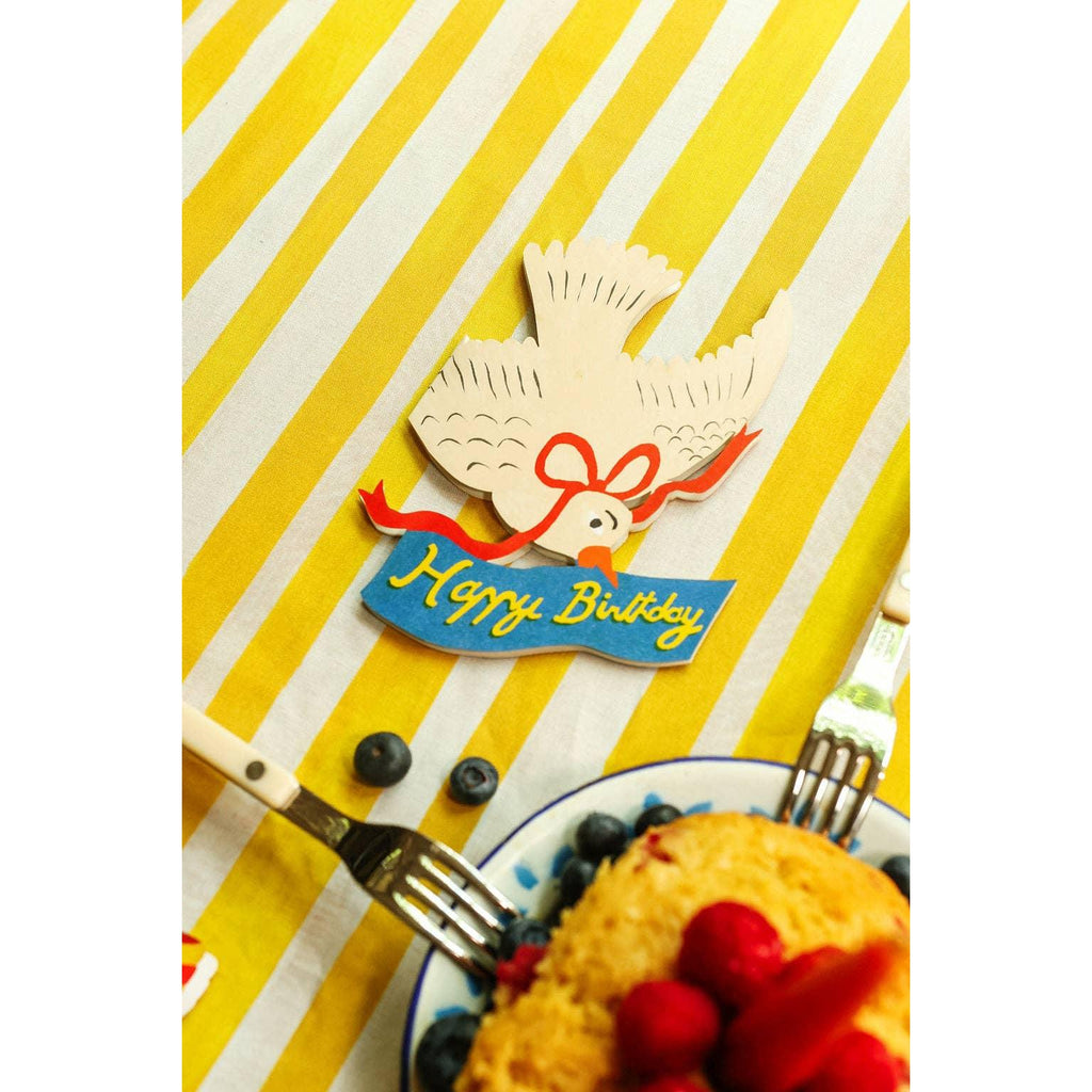 Isatopia - Happy Birthday Bird - Die Cut Card-Isatopia-treehaus