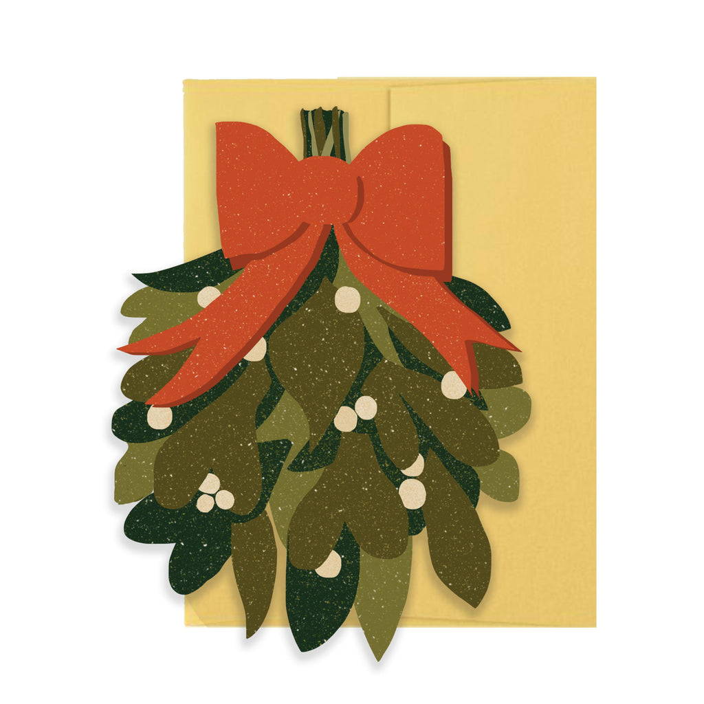 Isatopia - Mistletoe Holiday - Die Cut Card-Isatopia-treehaus