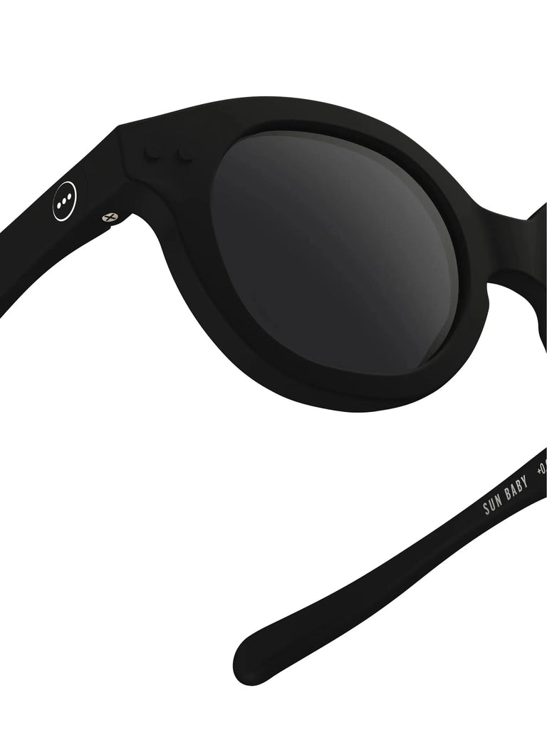 Izipizi - Baby Sunglasses - D - Black - 0-9M-Izipizi-treehaus