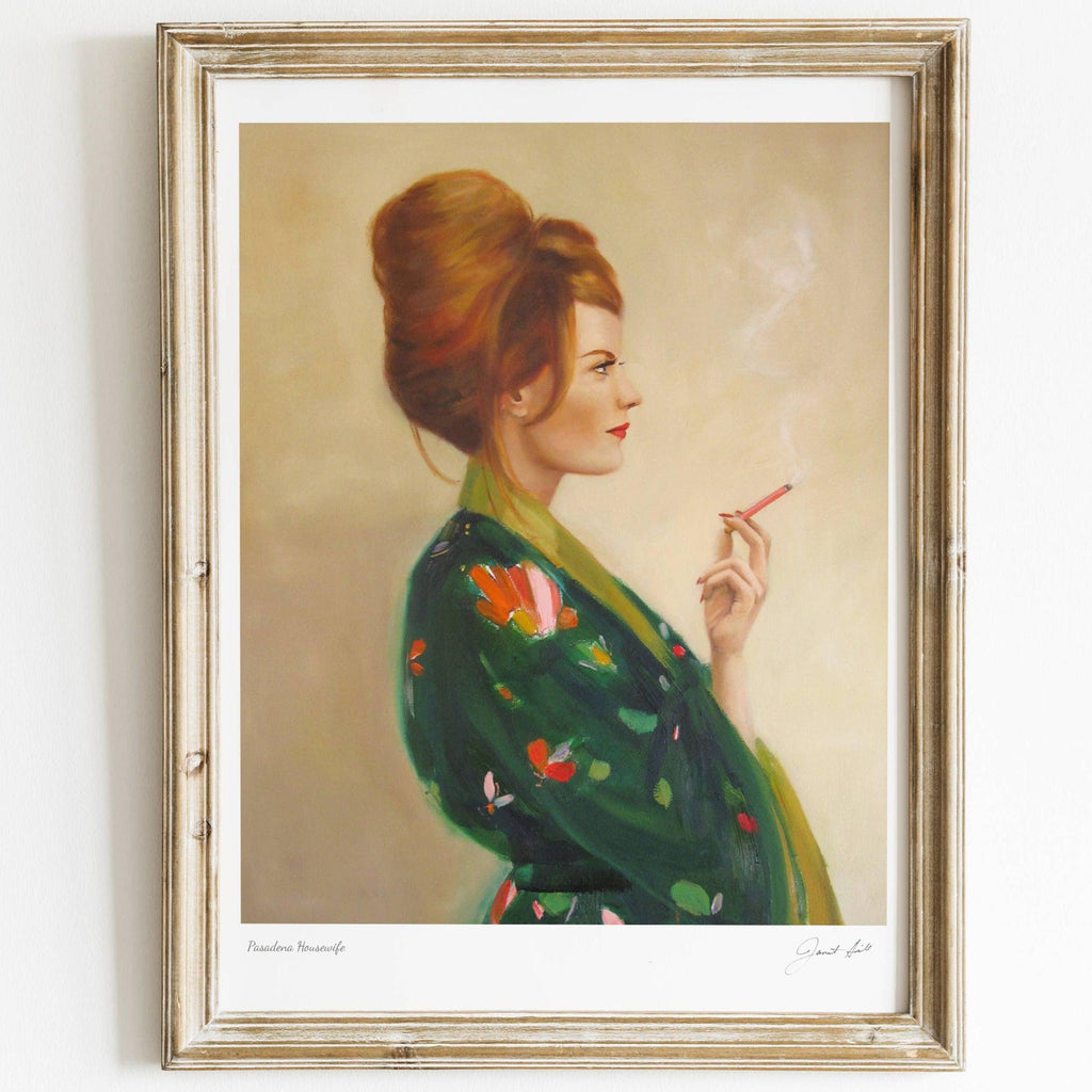 Janet Hill Studio - Pasadena Housewife - 8.5"x11" Art Print-Janet Hill Studio-treehaus