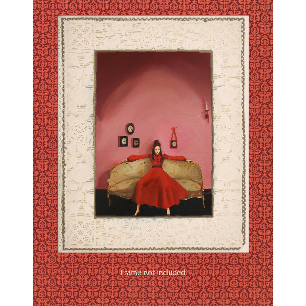 Janet Hill Studio - The Mansion Girls - Unladylike - 8.5"x11" Fine Art Print.-The Mansion Girls-treehaus