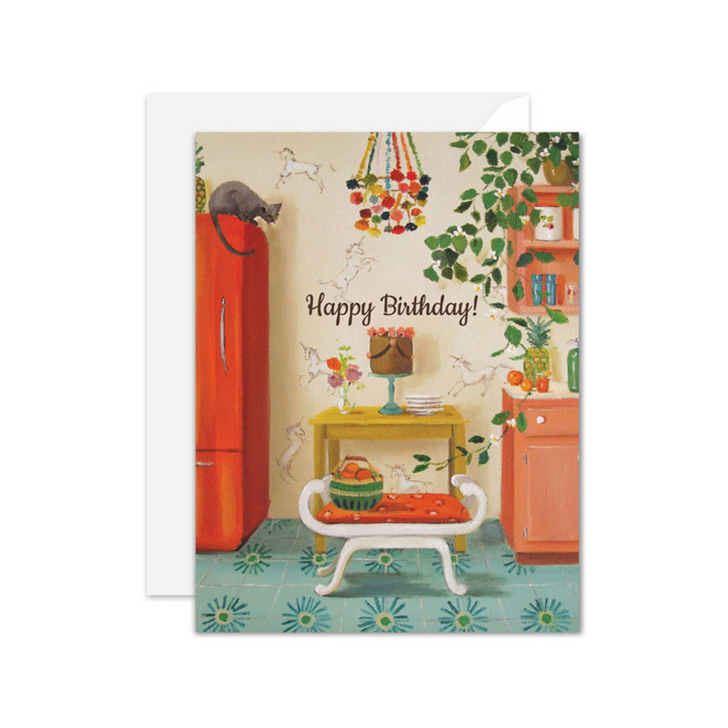 Janet Hill Studio - Unicorns Birthday Card-Janet Hill Studio-treehaus