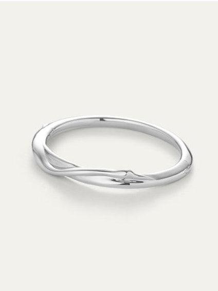 Jenny Bird - Colette Bangle - Silver-Jenny Bird-treehaus