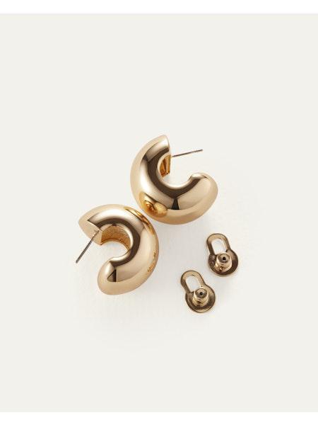 Jenny Bird - Gemma Hoops - Gold-Jenny Bird-treehaus