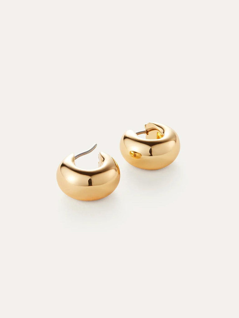 Jenny Bird - Mini Tome Hoops - 14k Gold-Jenny Bird-treehaus
