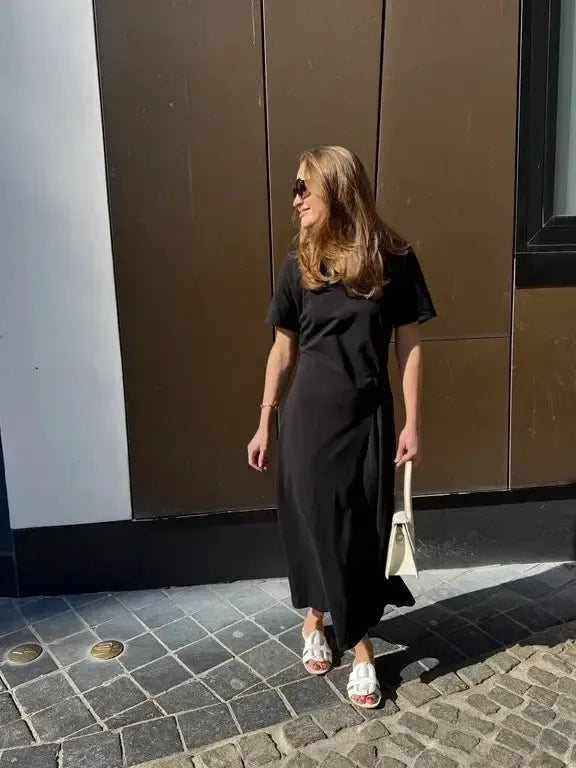 Jiji Studio - Petra Dress - Black-Jiji Studio-treehaus