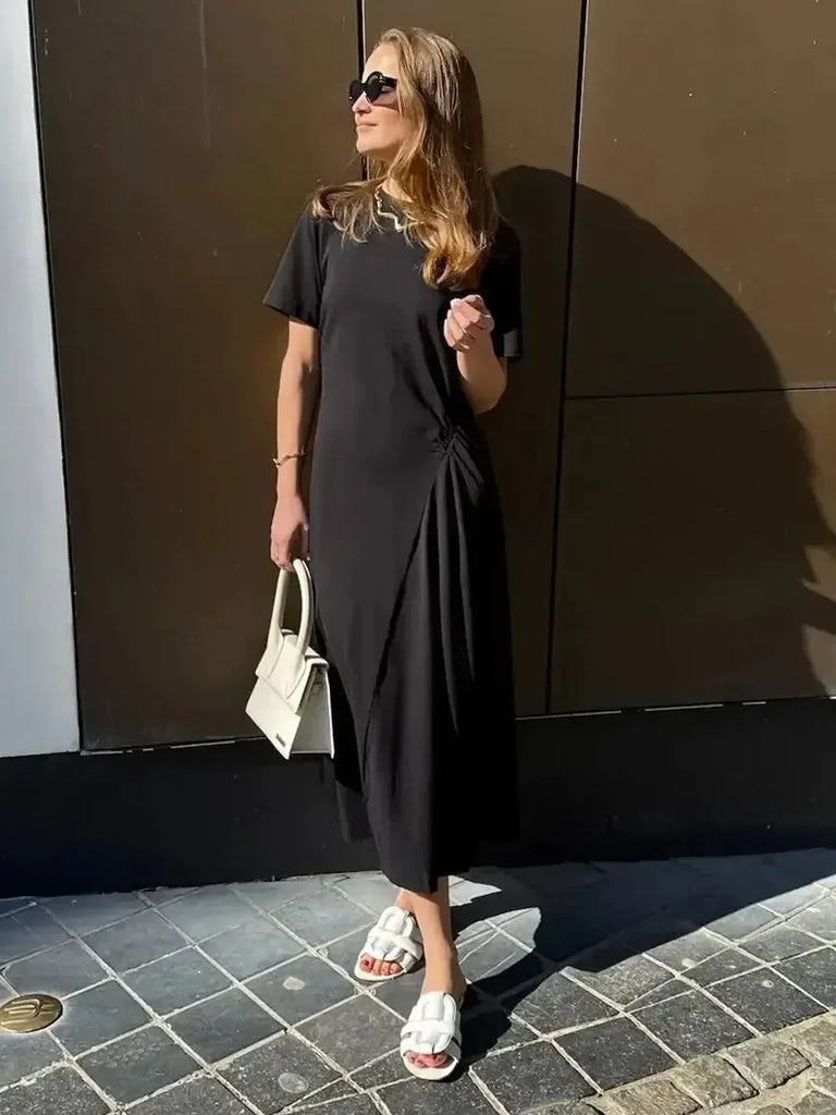 Jiji Studio - Petra Dress - Black-Jiji Studio-treehaus