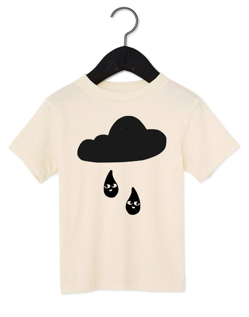 Joseph + Sue - Rainy Days Kids T-Shirt - White-Joseph + Sue-treehaus