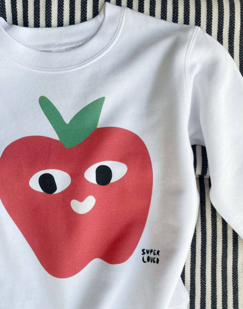 Joseph + Sue - The Big Apple Kids Sweatshirt - Heathered Natural-Joseph + Sue-treehaus