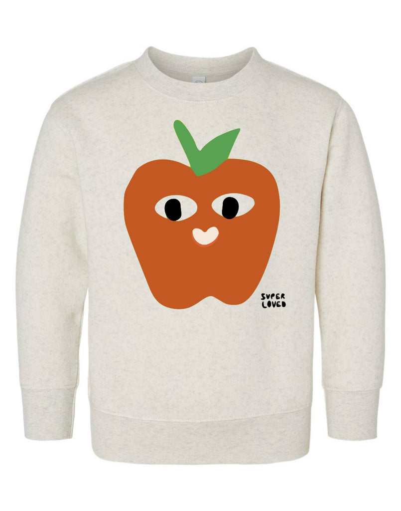 Joseph + Sue - The Big Apple Kids Sweatshirt - Heathered Natural-Joseph + Sue-treehaus