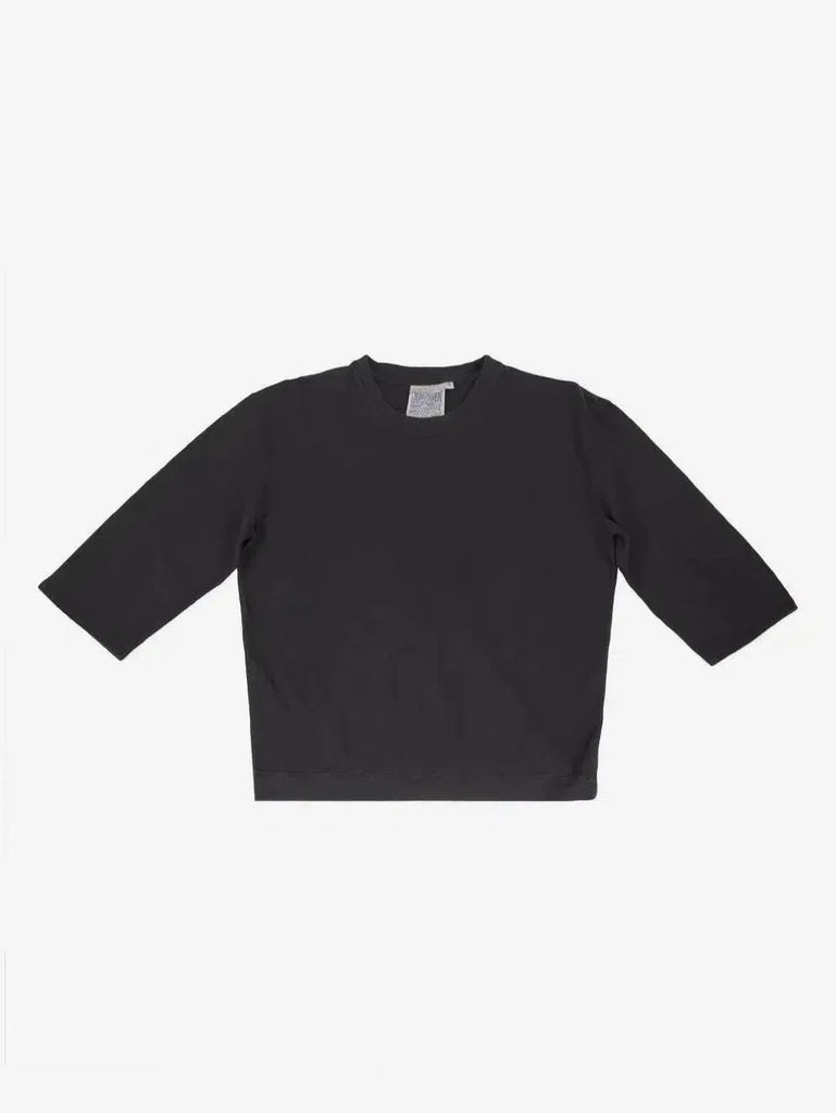 Jungmaven - Cardiff 3/4 Sleeve Tee - Black-Jungmaven-treehaus