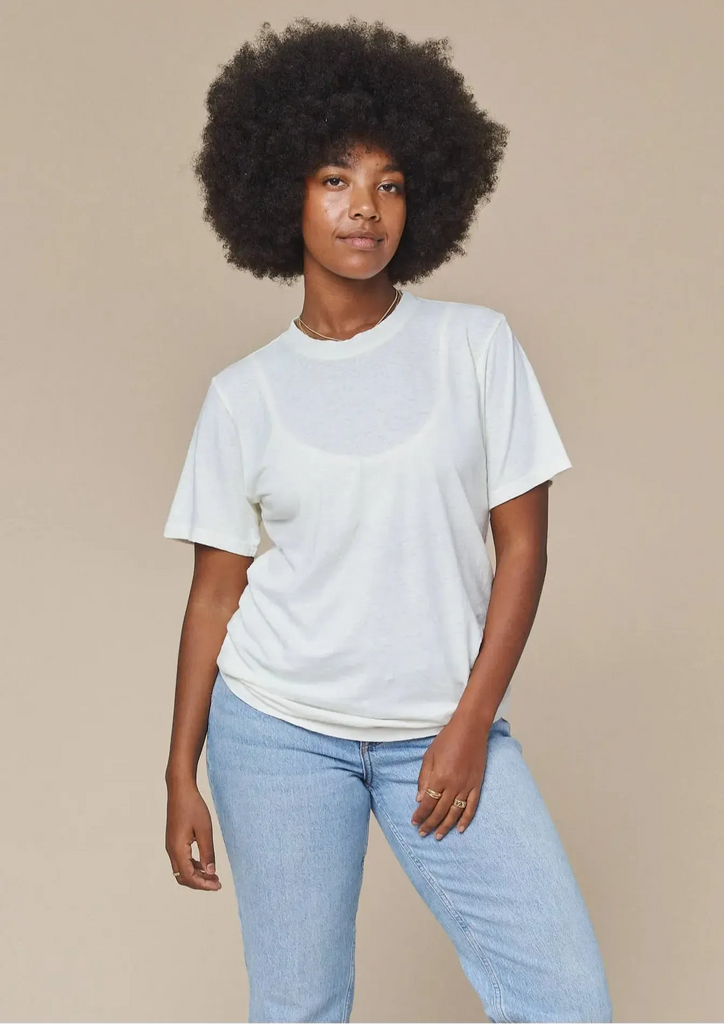 Jungmaven - Jung T-Shirt - Washed White-Jungmaven-treehaus