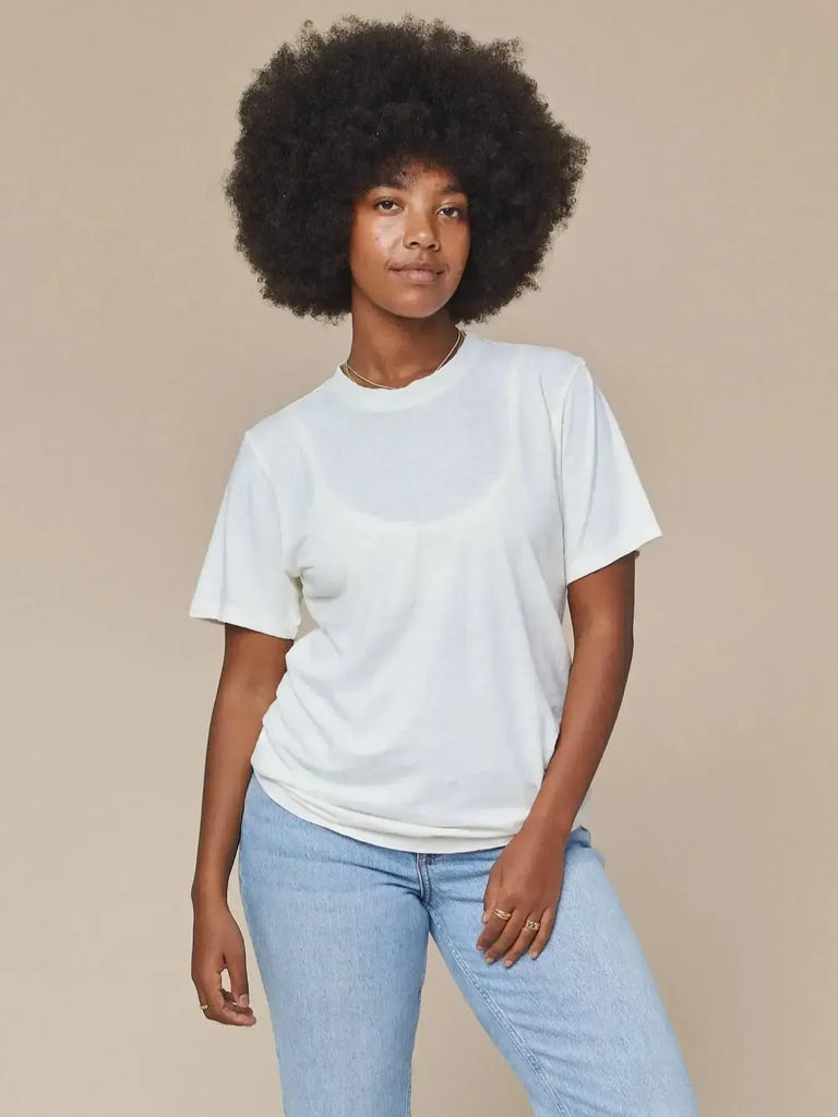 Jungmaven - Jung T-Shirt - Washed White-Jungmaven-treehaus