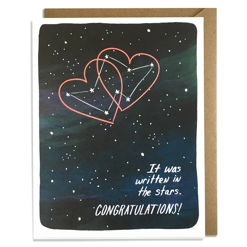 Kat French Design - Written in the Stars - Wedding Card-Kat French Design-treehaus