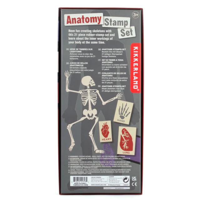 Kikkerland - Anatomy Stamps Set-Kikkerland-treehaus