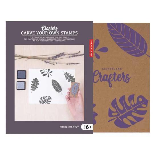 Kikkerland - Carve Your Own Stamps Kit-Kikkerland-treehaus