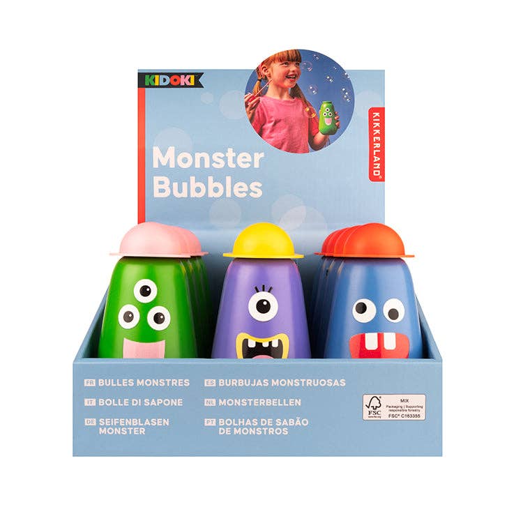 Kikkerland Design Inc - Kidoki Monster Bubbles-Kikkerland Design Inc-treehaus