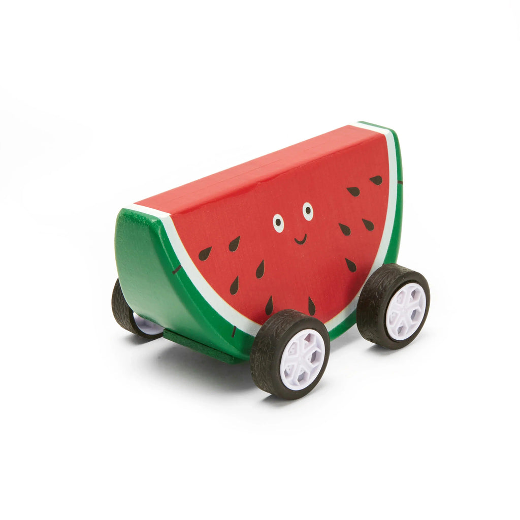 Kikkerland - Fruit Fun Pull Back Cars-Kikkerland-treehaus