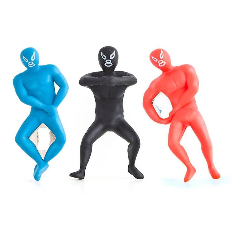 Kikkerland - Luchador Bottle Openers-Kikkerland Design Inc-treehaus