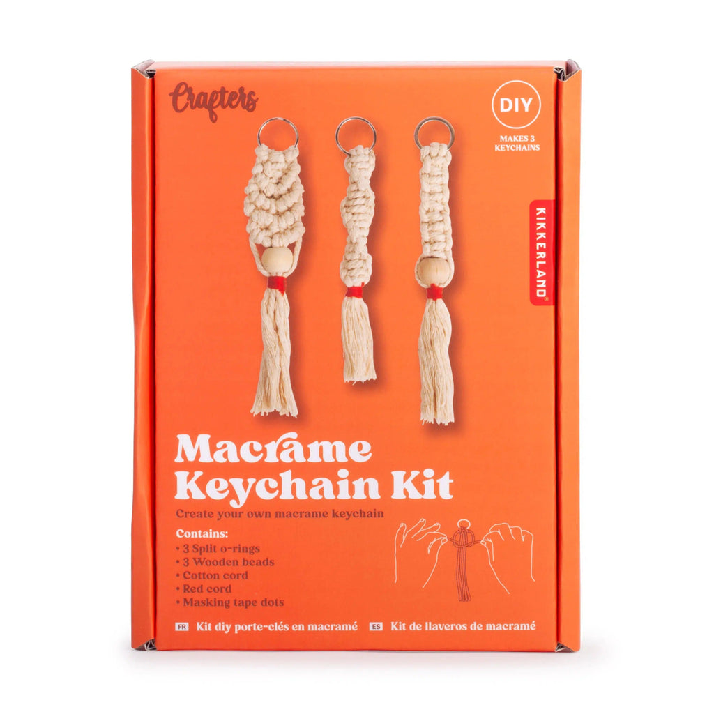 Kikkerland - Macrame Keychain Kit-Kikkerland-treehaus