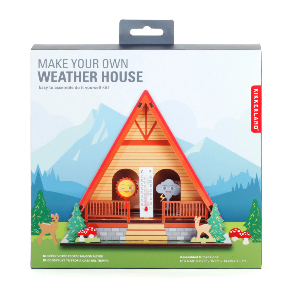 Kikkerland - Make Your Own Weather House-Kikkerland Design Inc-treehaus