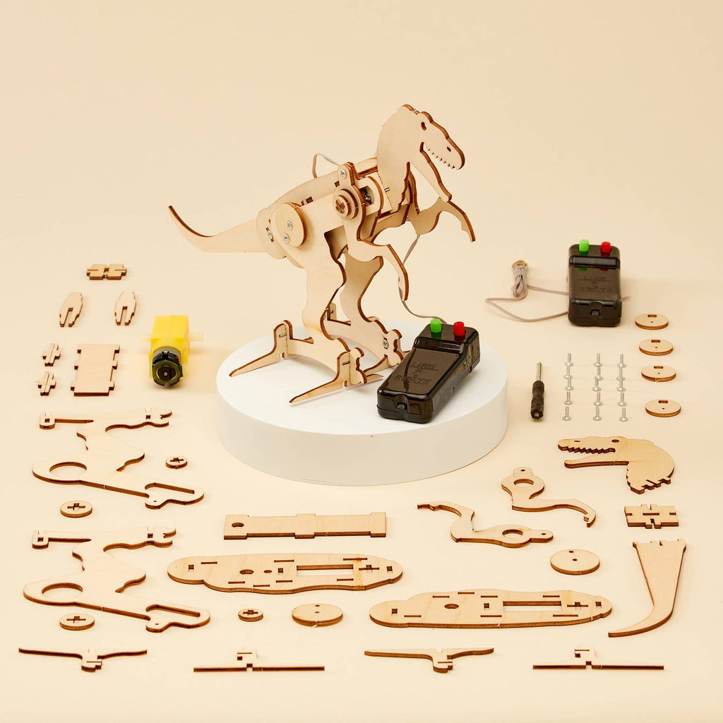 Kitsville - Dinosaur Robot DIY Kit - T-Rex-Kitsville (Alicorn Inc.)-treehaus