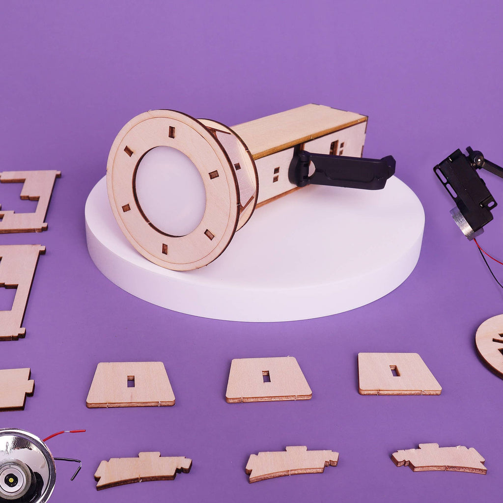 Kitsville - Hand-Crank Flashlight DIY Kit-Kitsville (Alicorn Inc.)-treehaus