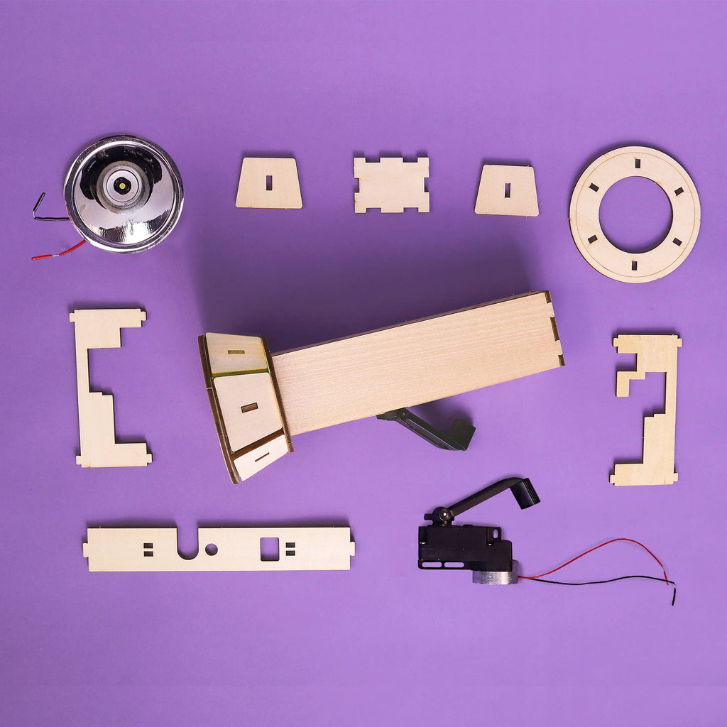 Kitsville - Hand-Crank Flashlight DIY Kit-Kitsville (Alicorn Inc.)-treehaus