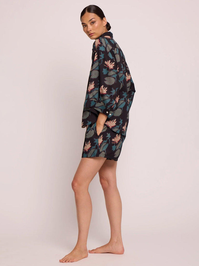 Kleed - Naula Pajama Set - Black-Kleed-treehaus