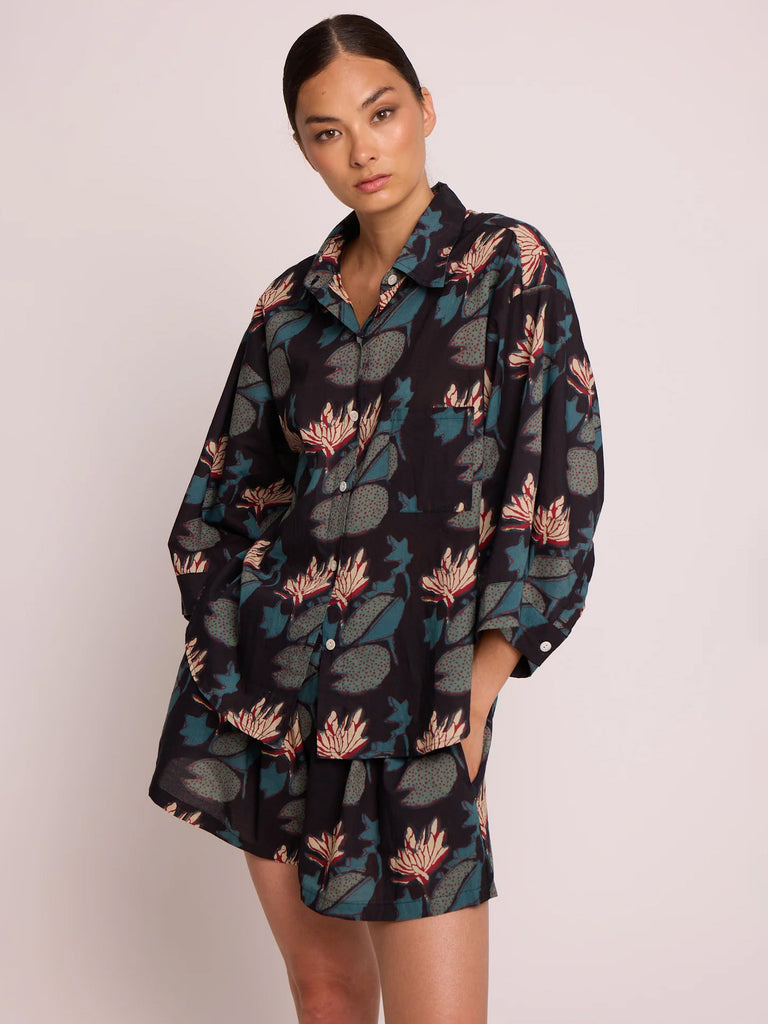 Kleed - Naula Pajama Set - Black-Kleed-treehaus