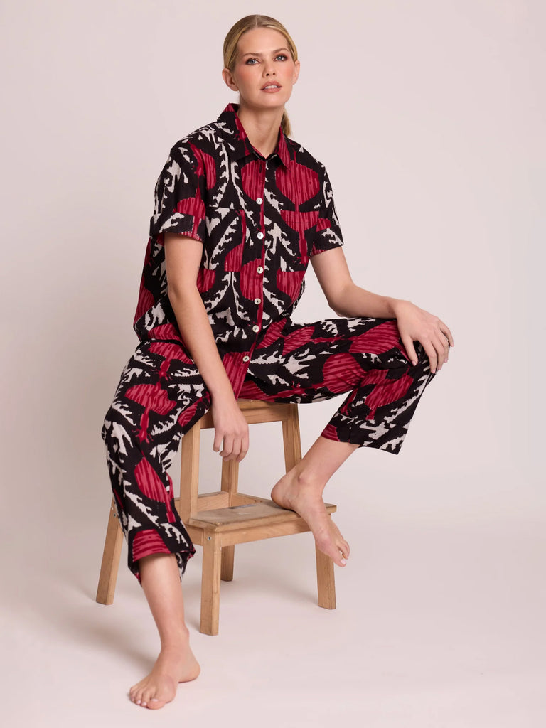 Kleed - Yala Pajama Set - Red-Kleed-treehaus