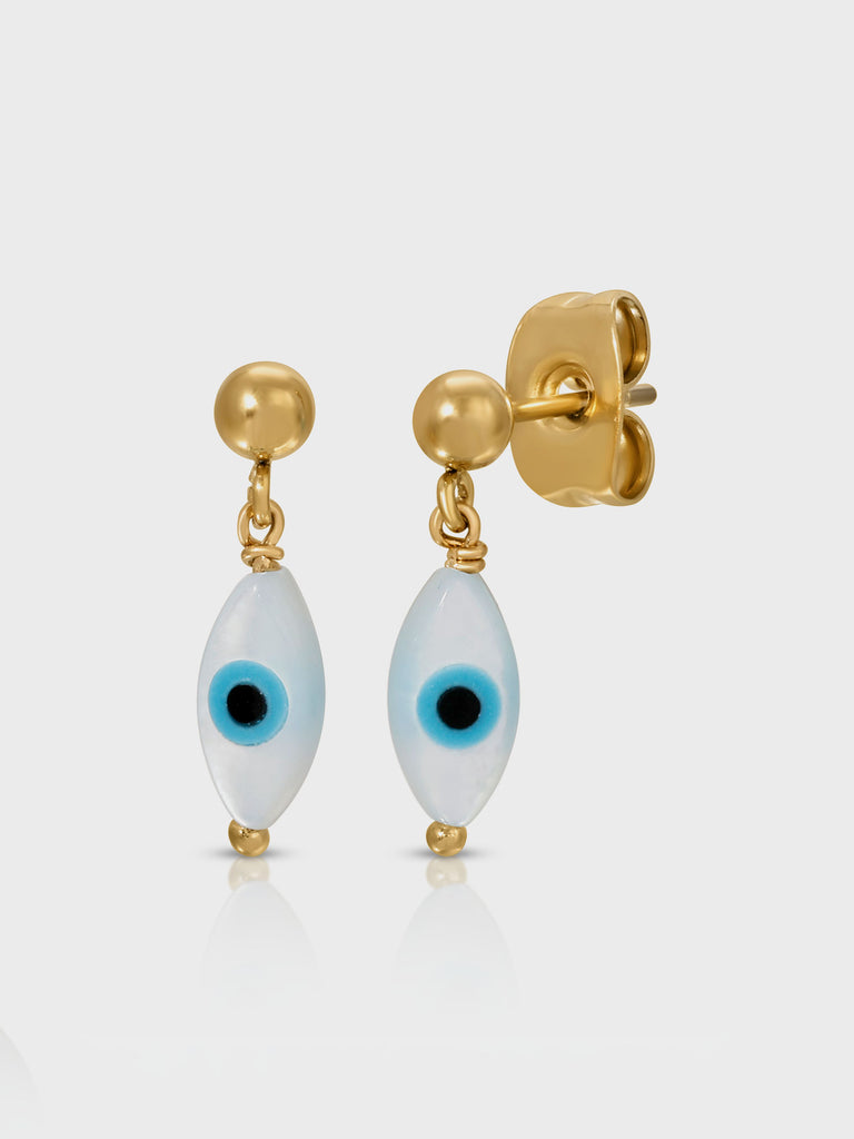 Kozakh - Evil Eye Earrings Gold-Kozakh-treehaus