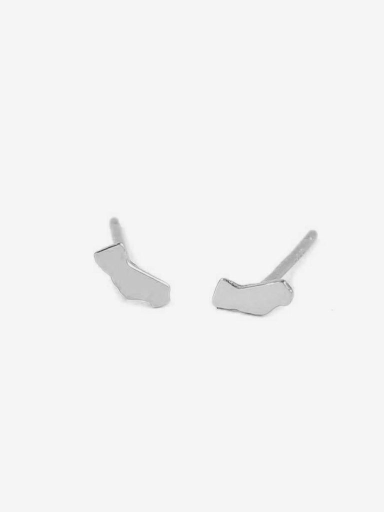 Kris Nations - California Stud Earrings - Sterling Silver-Kris Nations-treehaus
