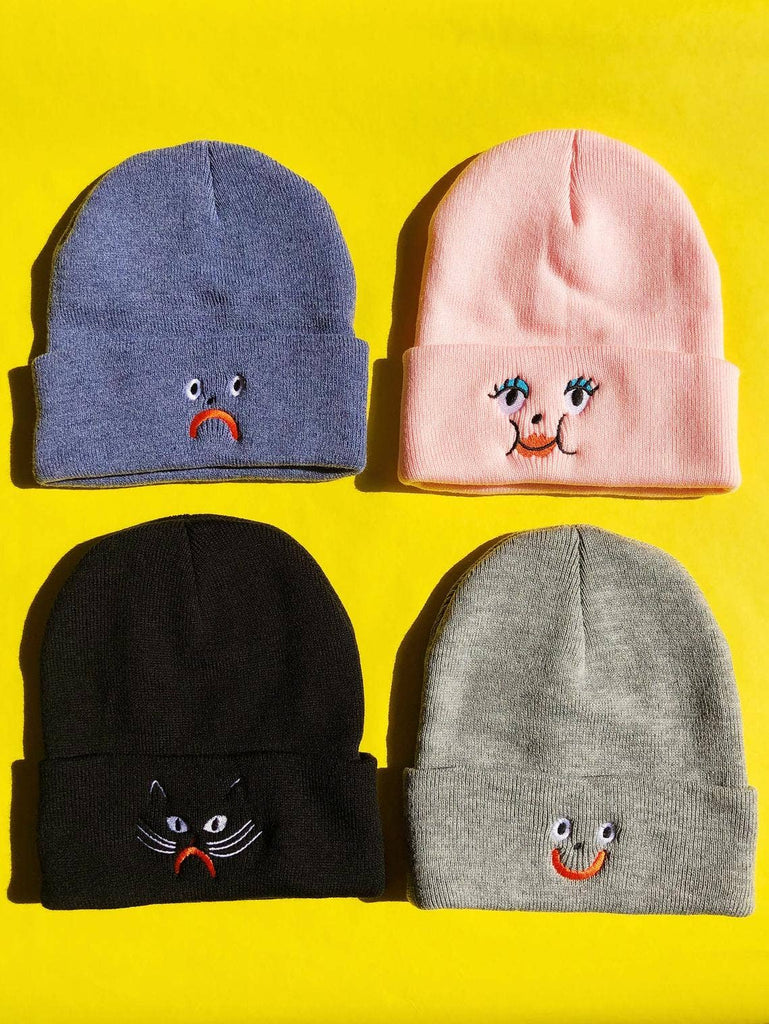 Kristina Micotti -Cat Beanie - Black-Kristina Micotti-treehaus