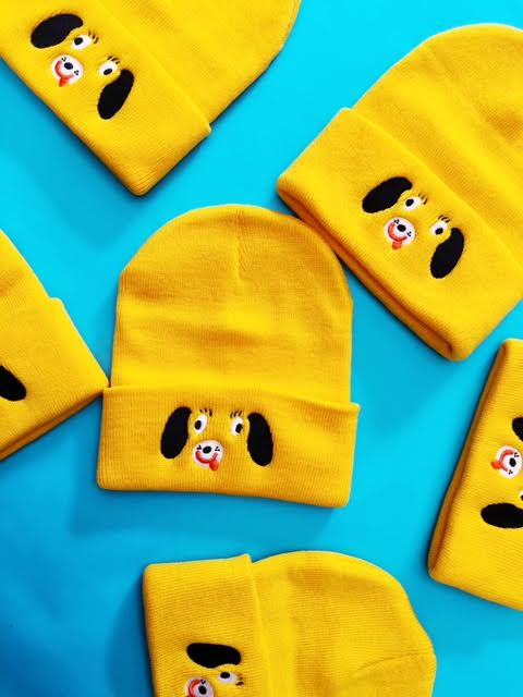 Kristina Micotti -Dog Beanie - Gold-Kristina Micotti-treehaus