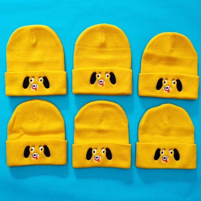 Kristina Micotti -Dog Beanie - Gold-Kristina Micotti-treehaus