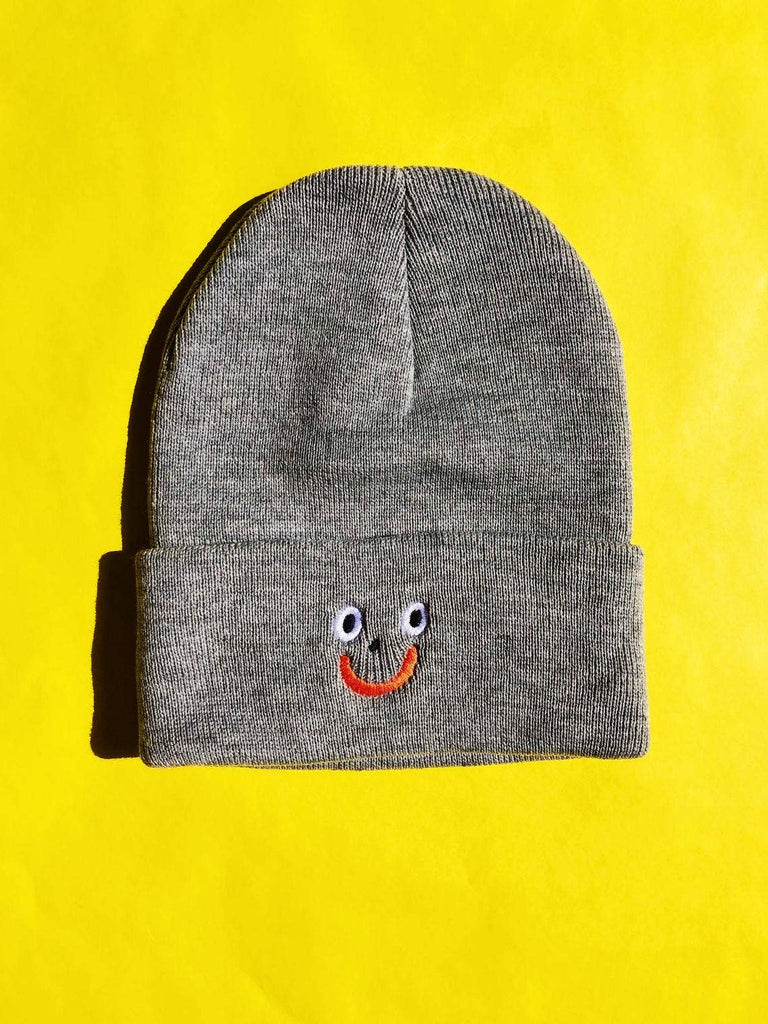 Kristina Micotti - Happy Beanie - Grey-Kristina Micotti-treehaus