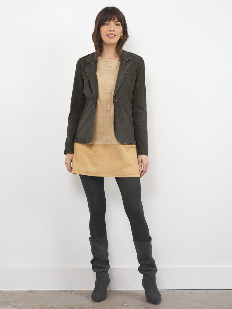LA Made - Century Park Corduroy Blazer - Pewter-LA Made-treehaus
