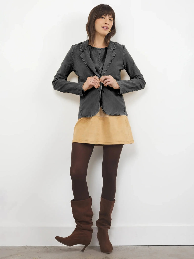 LA Made - Century Park Corduroy Blazer - Pewter-LA Made-treehaus