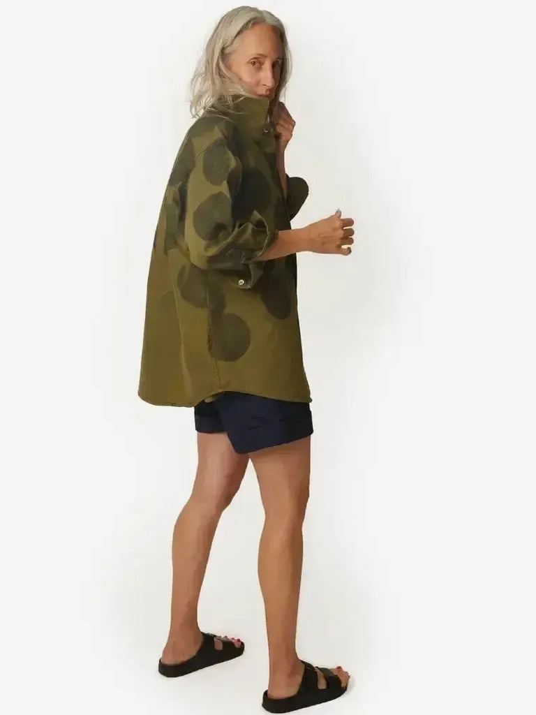 LWN - Oz Shirt - Army Spray Dot-LWN-treehaus