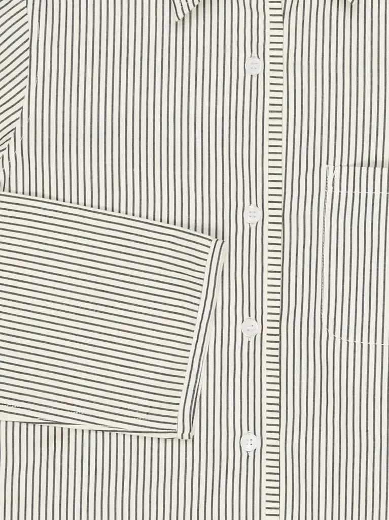 LWN - Sami Shirt - Natural - Pencil Stripe-LWN-treehaus