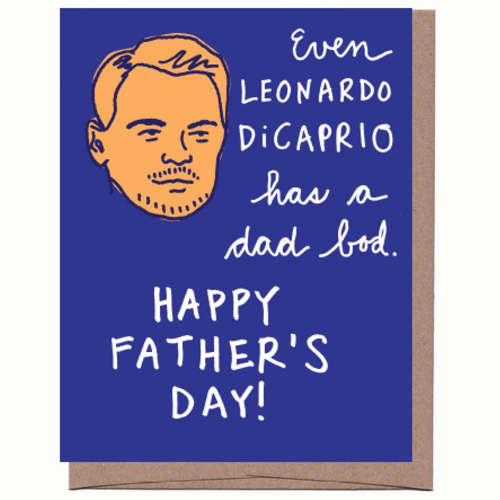 La Familia Green - Dad Bod Father's Day Greeting Card-La Familia Green-treehaus