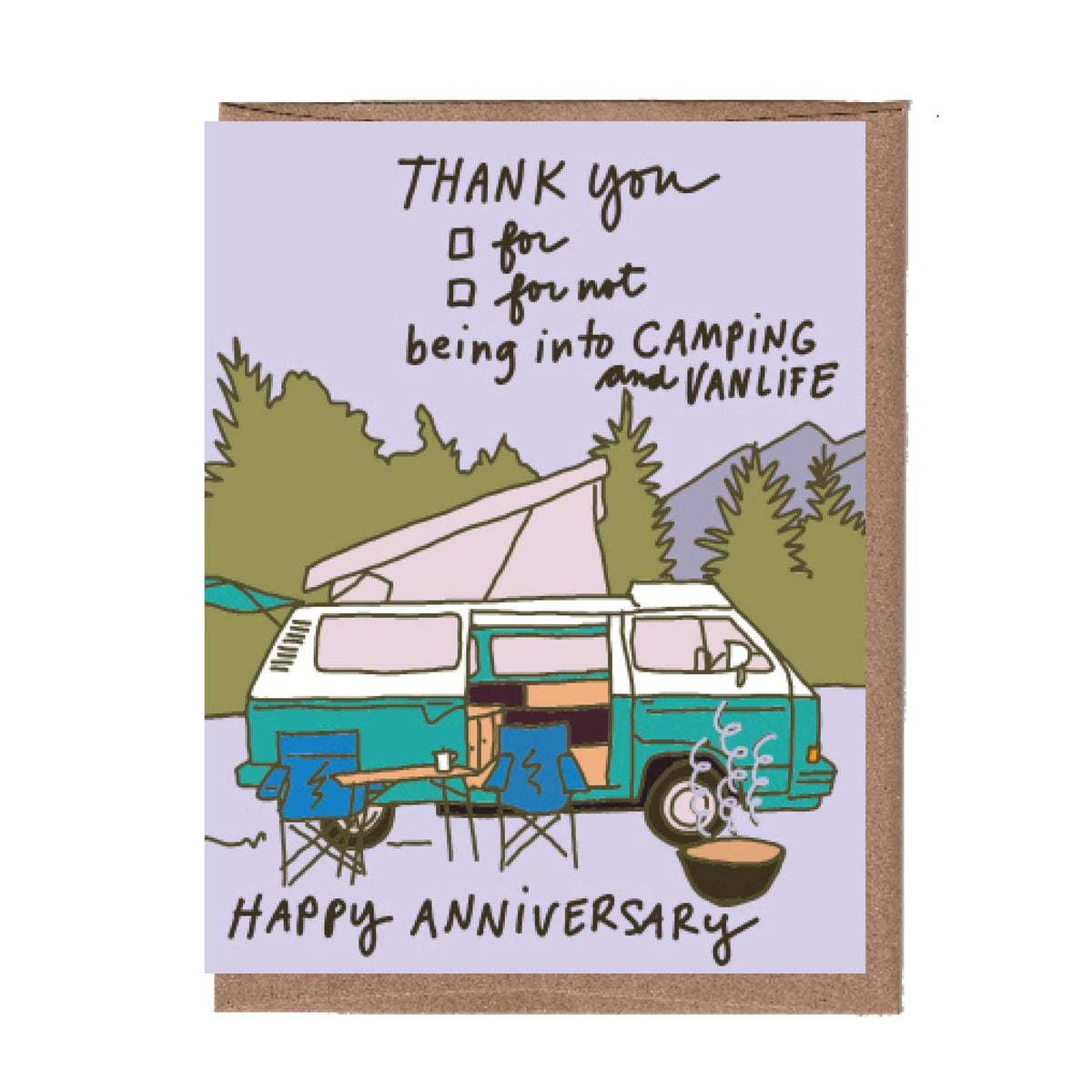 La Familia Green - Van Life Anniversary Greeting Card – treehaus